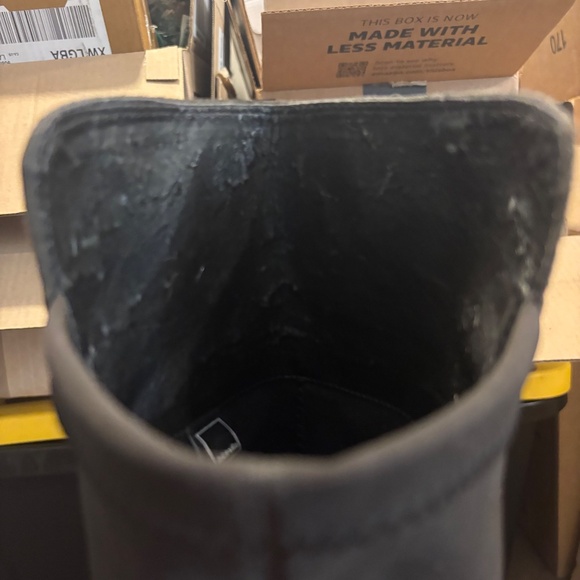 Dolce Vita Over the Knee Gray Suede Boots with Cord Detail around Heel - Picture 7 of 11